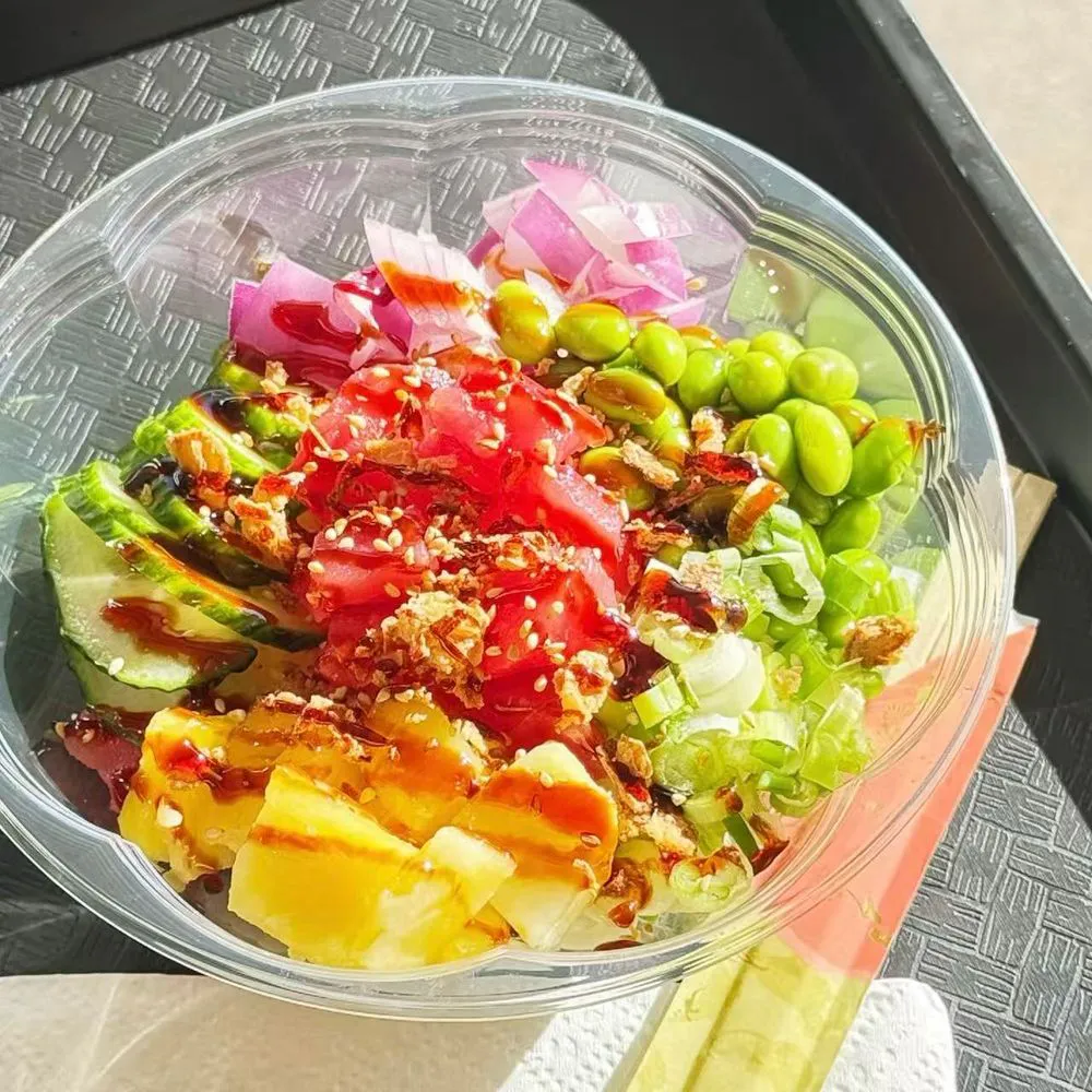 Tuna Poke Bowl at Poke Kitchen, Healthy Food Restaurant in East Windsor