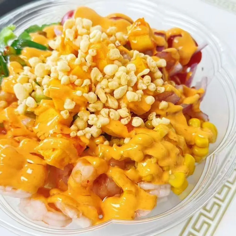 Shrimp Poke Bowl at Poke Kitchen, Healthy Food Restaurant in East Windsor